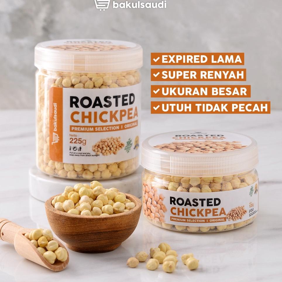 

♠ Kacang Arab Premium Panggang Renyah & Gurih Original 100% Roasted Chickpeas Chickpea Garbanzo Asli