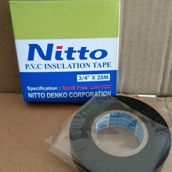 

Solatip Lakban Listrik Nitto / isolasi listrik nitto