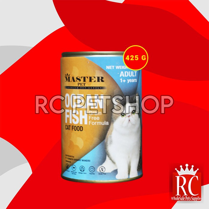 Makanan Kucing Kaleng Master Wet Cat Food Can