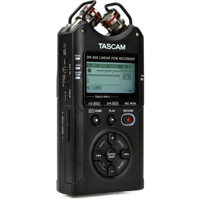 TASCAM DR-40X/DR40X STEREO HANDHELD DIGITAL AUDIO RECORDER #ORIGINAL