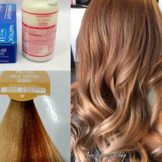 ☼ Matrix Wonder Light Gold Copper WL-GC 90 ml oxidan 135 ml ➮