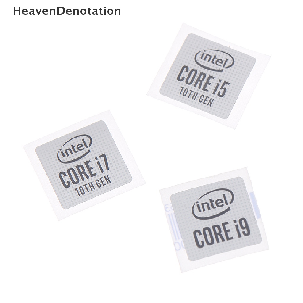 [HeavenDenotation] 5pcs Core Generasi 10th i5 i7 i9 DIY Stiker Label Notebook Dekorasi HDV