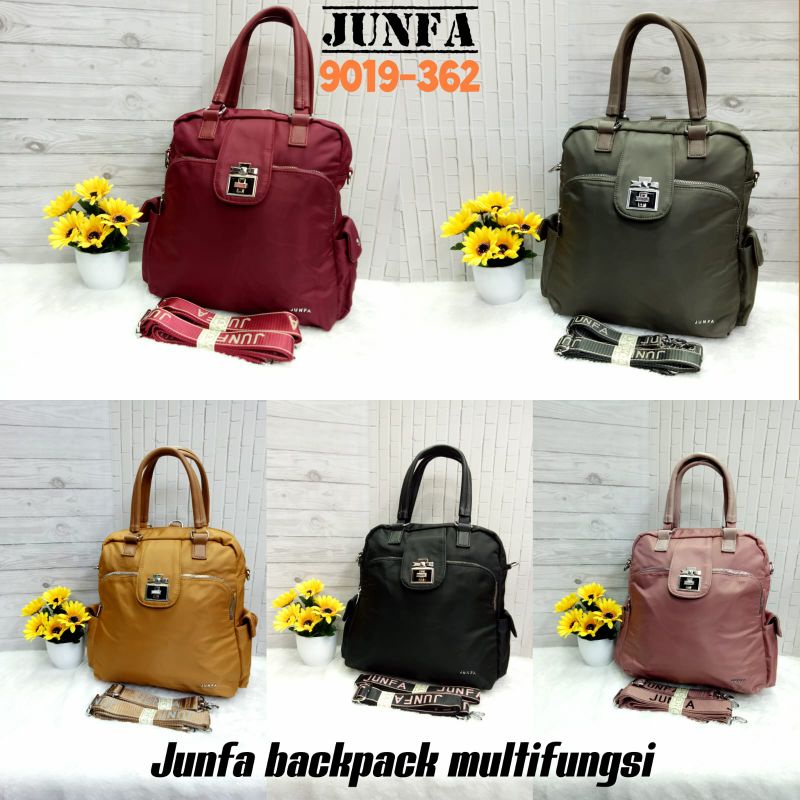 TAS JUNFA MULTIFUNGSI 3IN1 100% IMPORT PARASUT