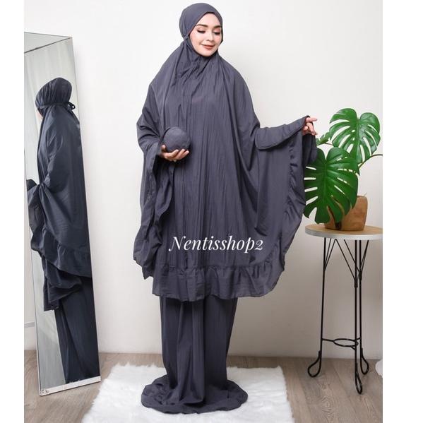 PROMO HARI INI Mukena Travel Mini Parasut Korea Premium Mukena Traveling Sajadah Kecil gas 