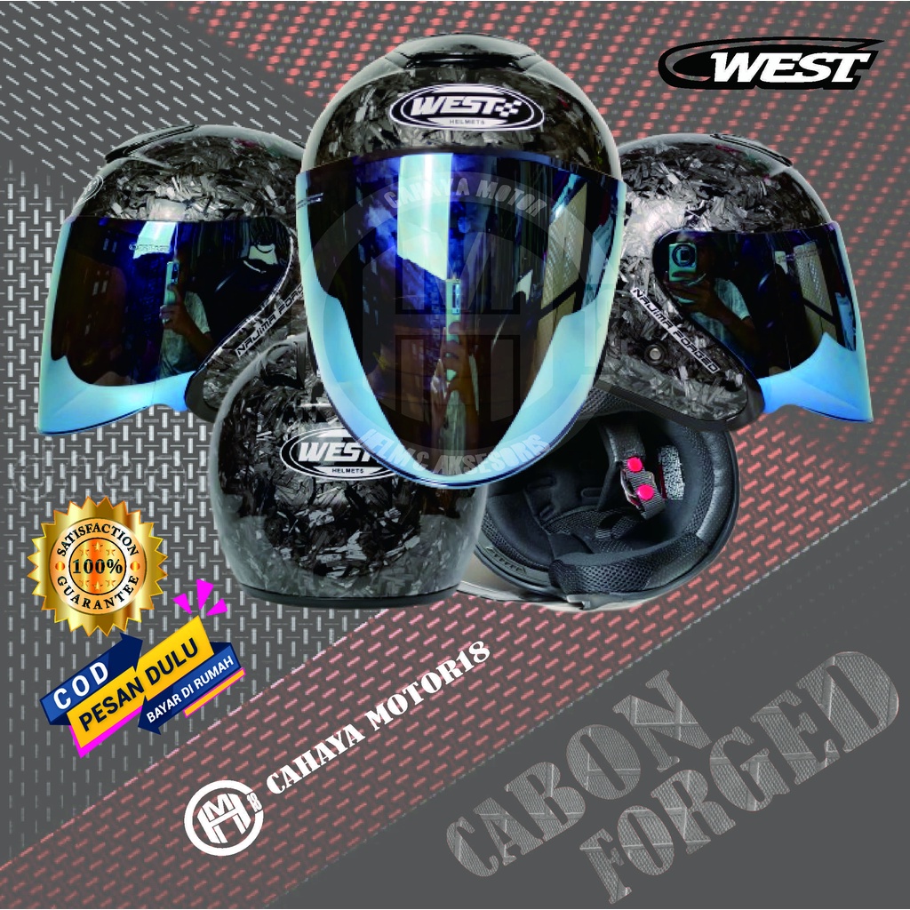 HELM WEST NAJIMA I CARBON FORGED I HALFFACE