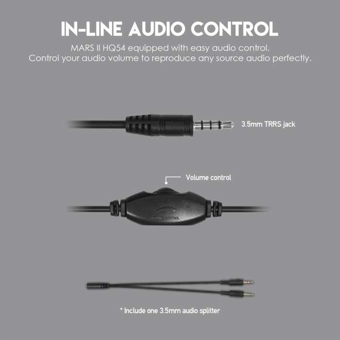 Headset Gaming Fantech MARS II HQ54 Headphone Multi Platform