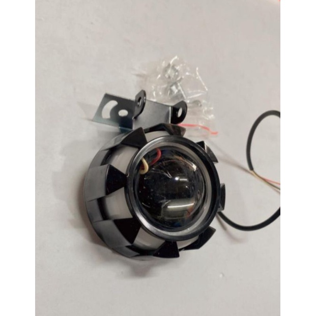 lampu LED tembak sorot rainbow variasi motor