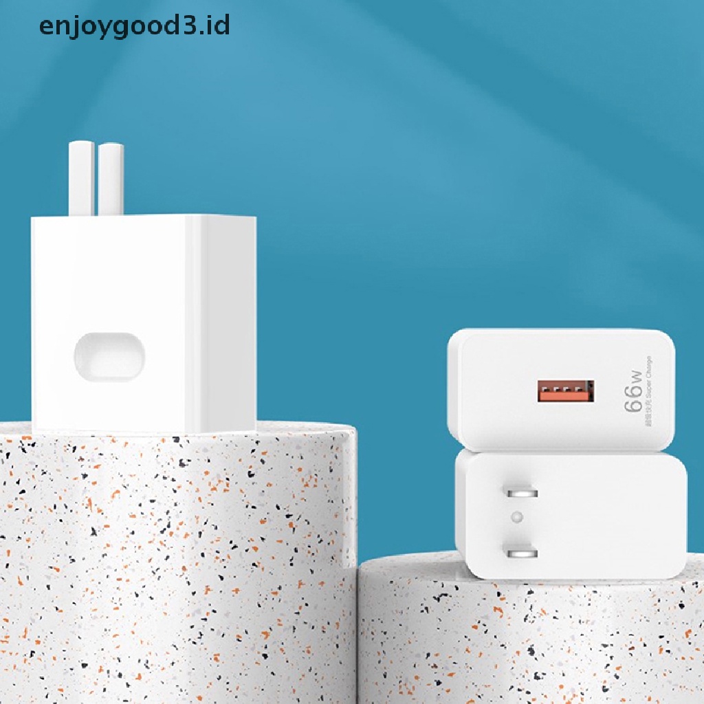 【 Rready Stock 】 Super Charger QC3.0 66W USB Charger Universal Phone Charger Plug Power Wall Travel Adapter For Huawei Mate 40 Pro HONOR V40 （ ID ）