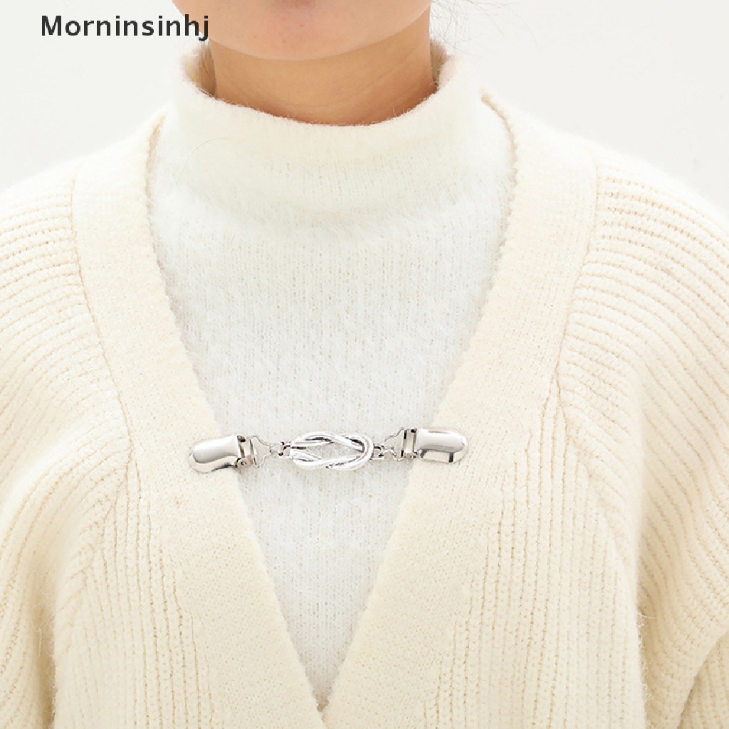 Mornin Sweater Cardigan Klip Bebek-Mulut Clip Sweater Pin Bros Pakaian Decor Perhiasan id