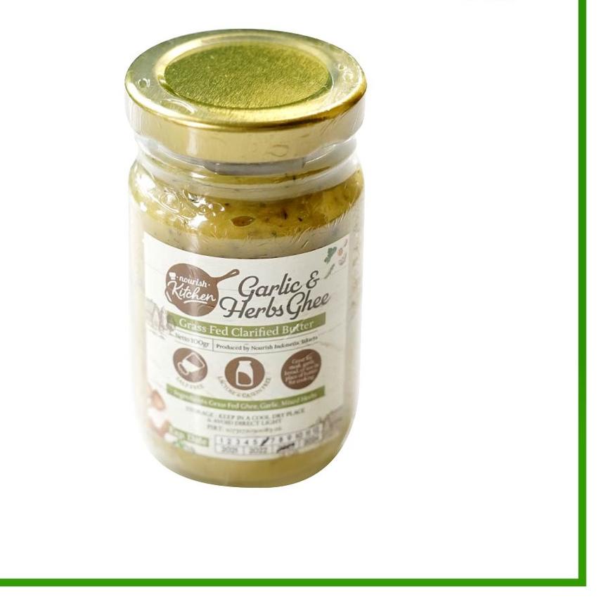 

➴ Ghee Garlic & Herbs (Grass Fed Ghee Clarified Butter) 100 gr ♥