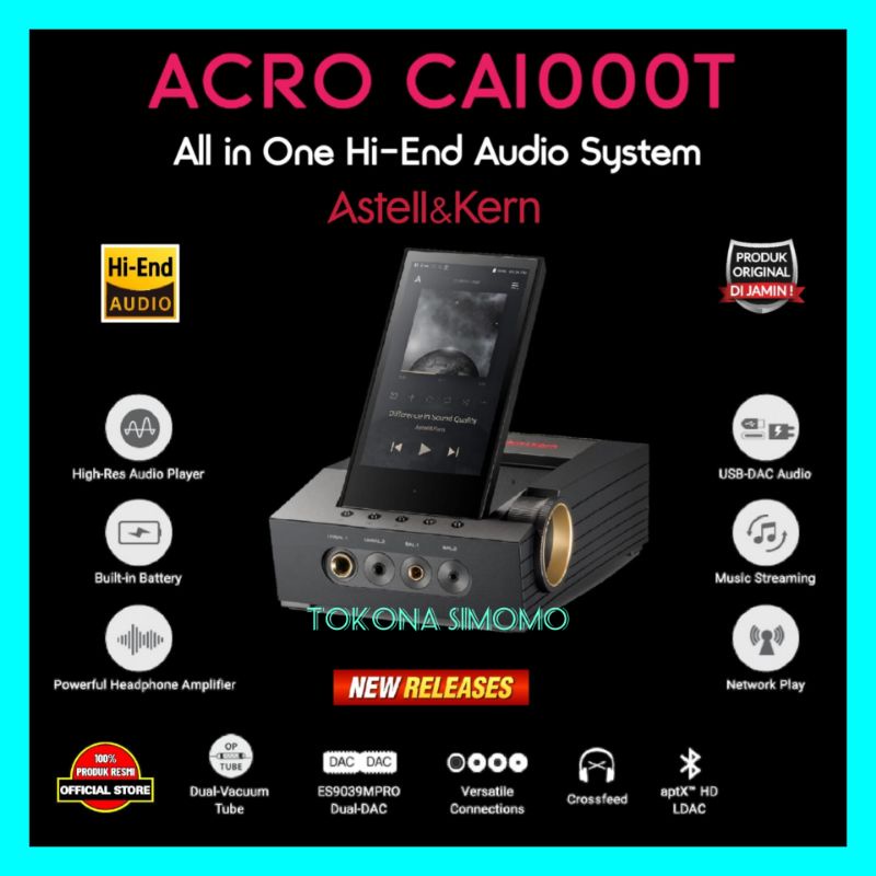 Astell&Kern ACRO CA1000T / CA 1000T Headphone Amp + DAP Original