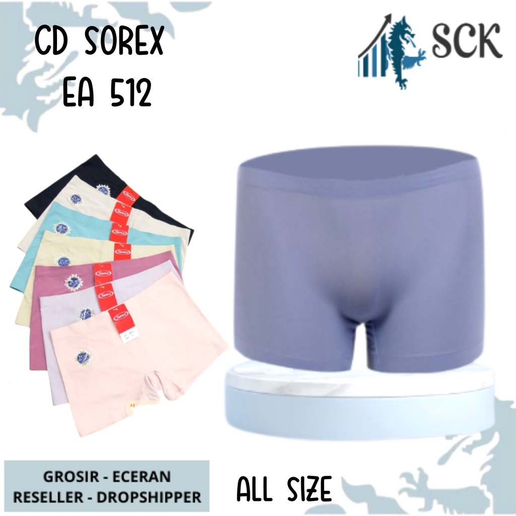 CD Wanita SOREX EA 512 Polos Seamless Tanpa Jahitan Tanpa Nyeplak / Pakaian Dalam SOREX - sckmenwear GROSIR