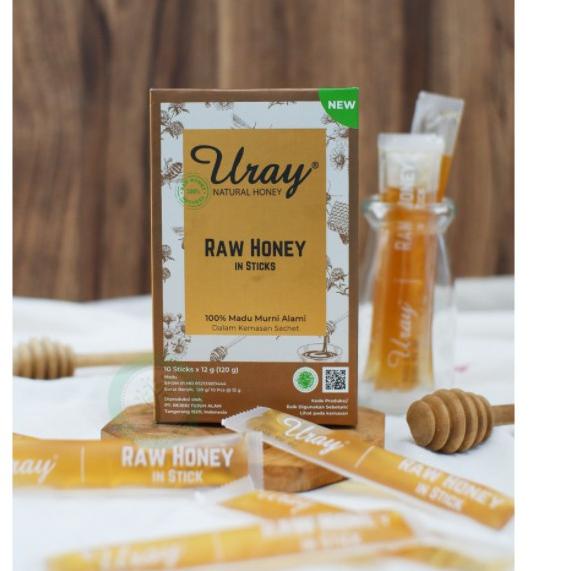 

➷ URAY 10 SACHET - RAW HONEY HONEY & GINGER IN STICK 120GR ➢