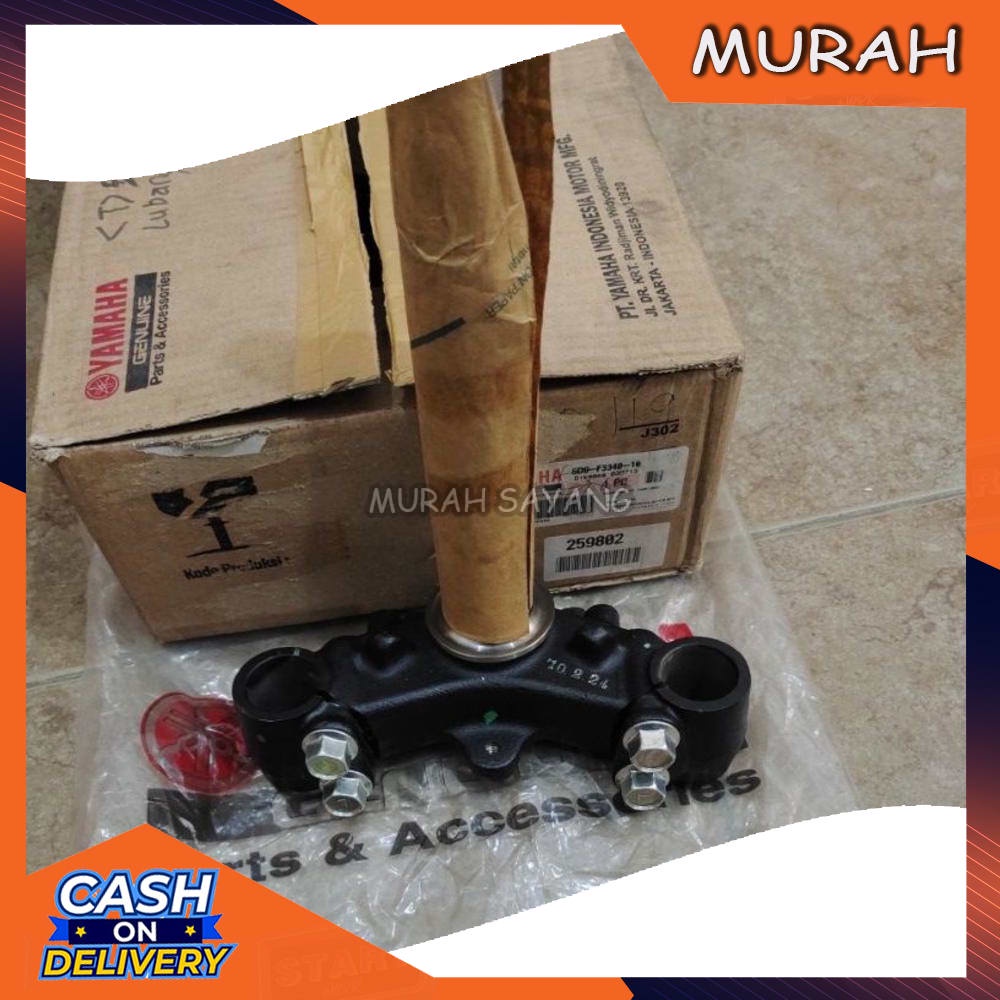 COD Segitiga T stang Setir Stir Bawah Under Bracket Comp Yamaha Vega ZR Original 5D9-F3340-10 murah 