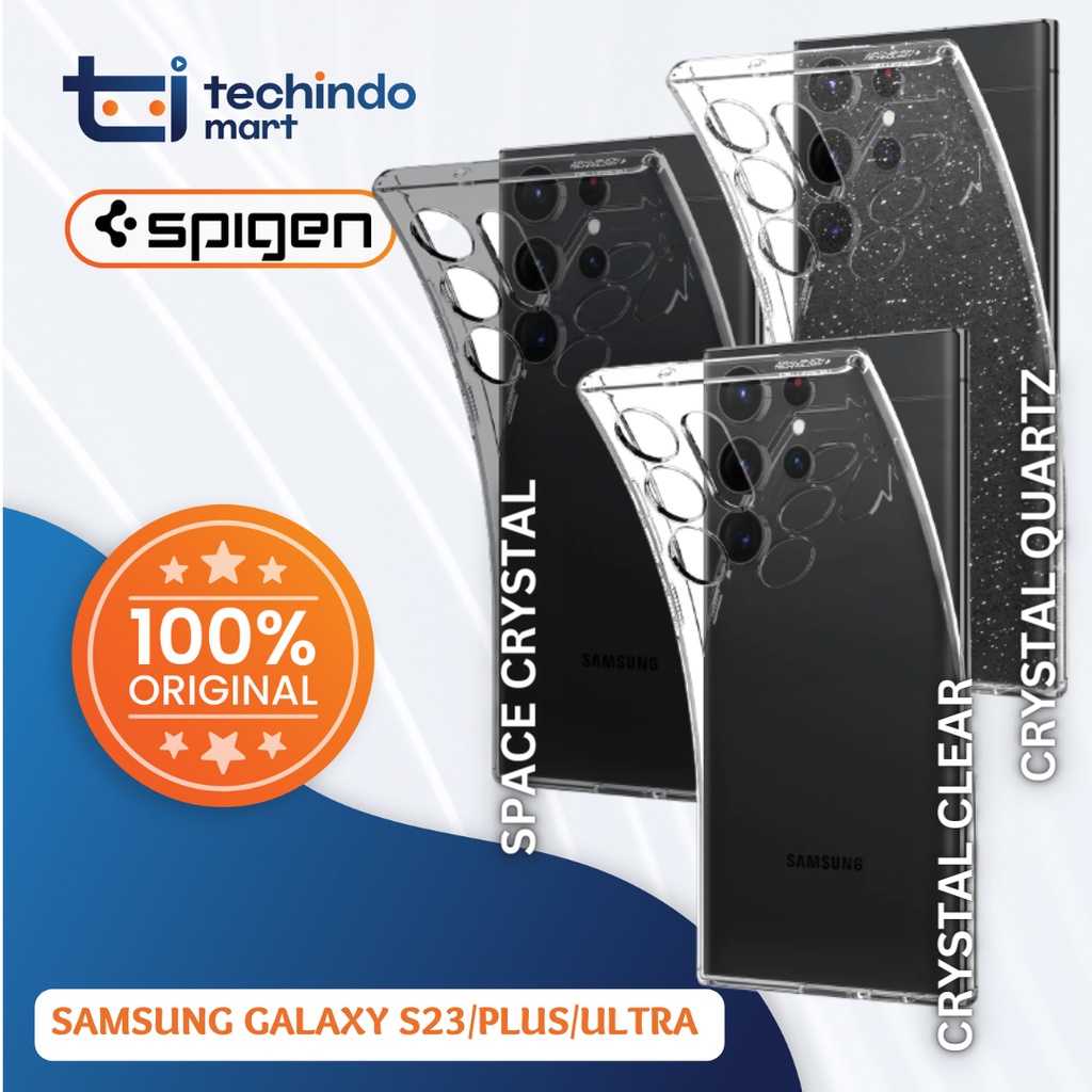 Case Samsung Galaxy S23 Ultra Plus Spigen Liquid Crystal Clear Casing