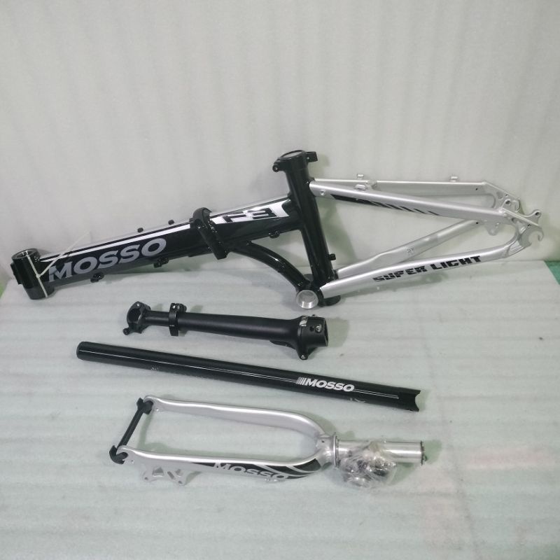 Frameset Sepeda Lipat Mosso F3 20 Inch / 22 inch discbrake Frame Set sepeda
