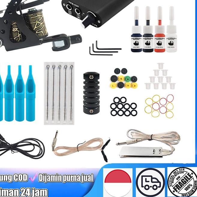 ۩ peralatan tato mesin tato mesin tato starter kit kit tato untuk pemula tato bordir kit mesin tatom
