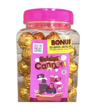 

COKLAT GOLDEN CANNON 215 GR ORIGINAL