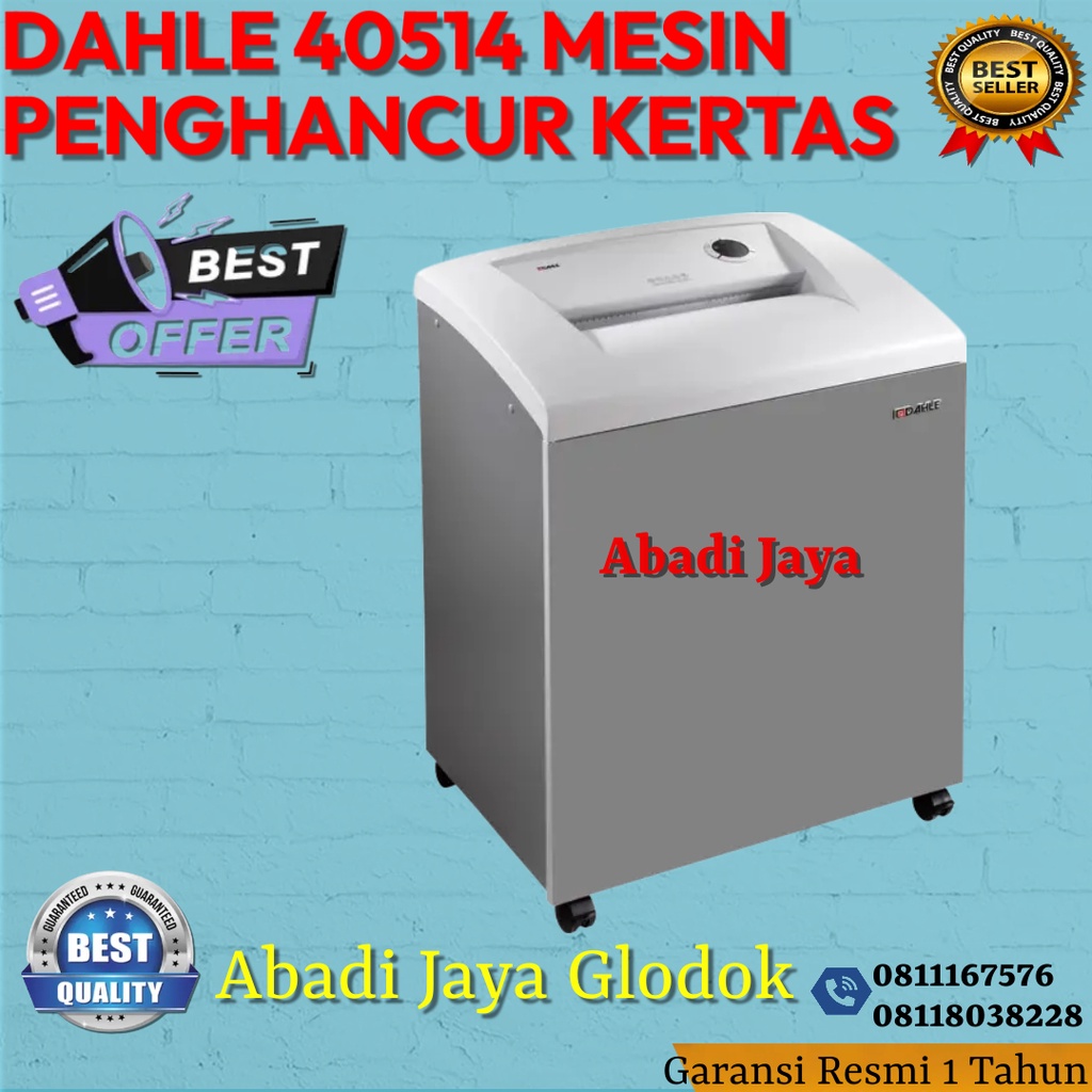 

DAHLE 40514 PAPER SHEDDER