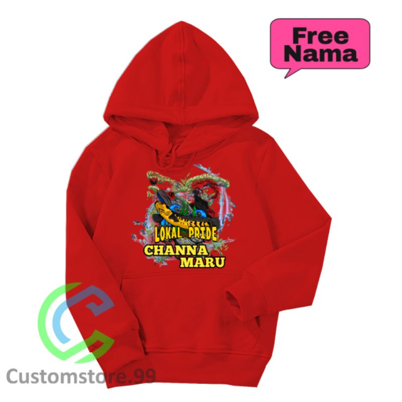 JAKET HOODIE ANAK IKAN CHANA FISH TERBARU BAHAN TEBAL