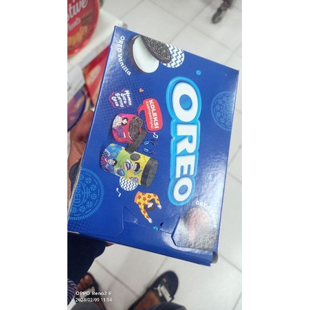 OREO BENTO Vanila &amp; Coklat Bento (2x119,5gr) + Collectible Snack Box