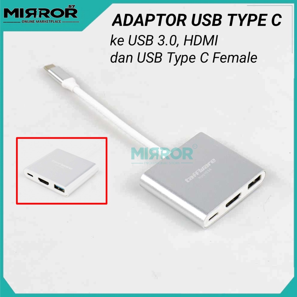 Adaptor Konverter USB Type C 3.1 to USB 3.0 / HDMI / USB Type C