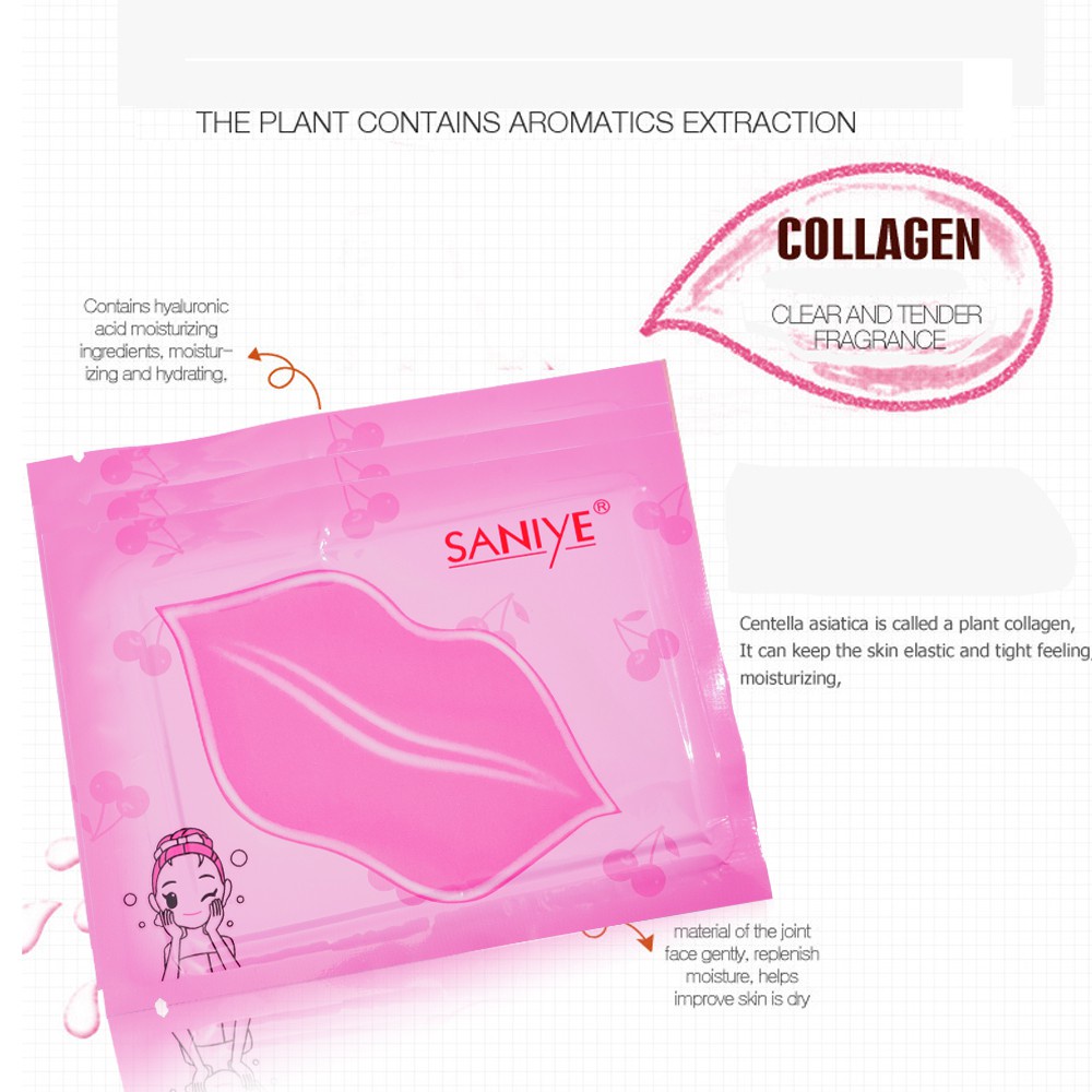 [100%ORIGINAL] SANIYE 1 PC Lip Mask Collagen Nourish Masker Bibir LM002