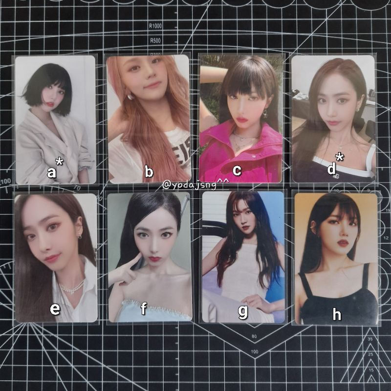 VIVIZ EUNHA SINB UMJI YERIN YUJU GFRIEND OFFICIAL PHOTOCARD