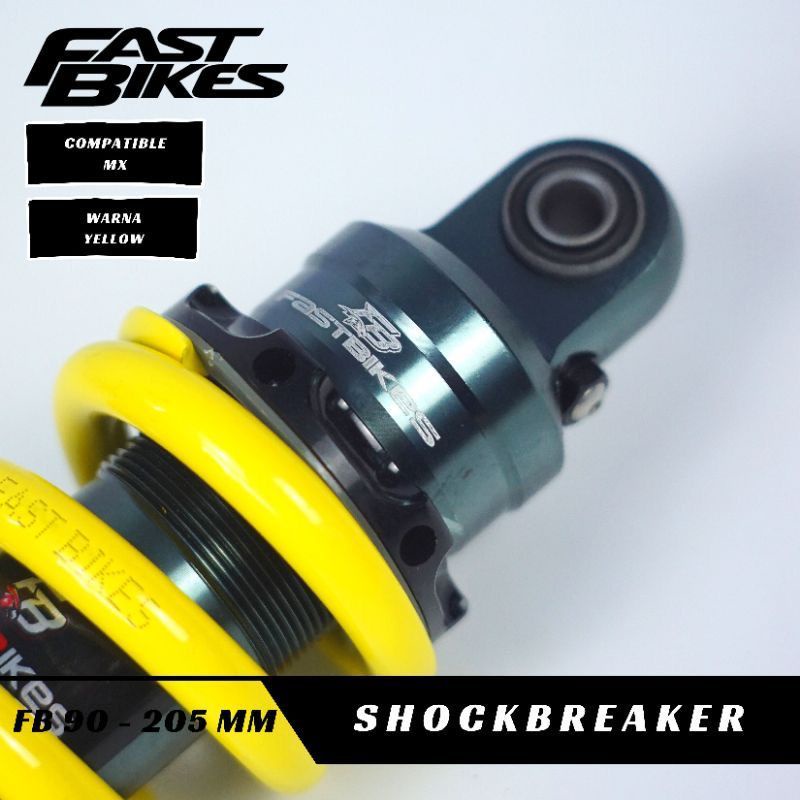 Monoshock Jupiter MX 205mm Fast Bikes Shockbreaker Shock Belakang Motor Jupiter MX