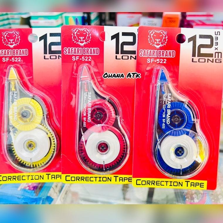 

Z28 SAFARI CORRECTION TAPE SF-522 / PITA KOREKSI SAFARI BRAND 12 M GRATIS ONGKIR ㅻ