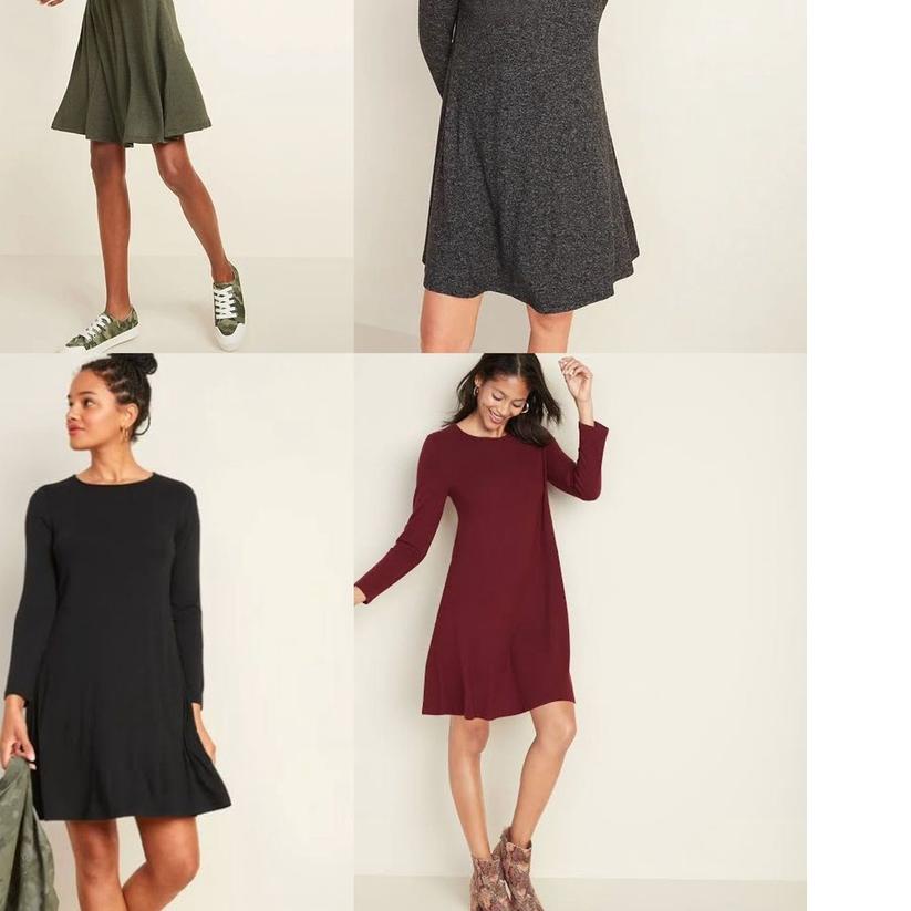 ☺ Oldnavy Knitted Longsleeve Swing Dress - OD dress ✹