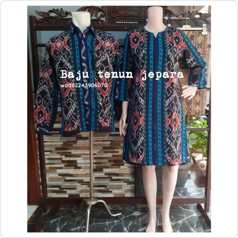 couple  tenun baju tenun jepara fashion baju tenun jepara CP14