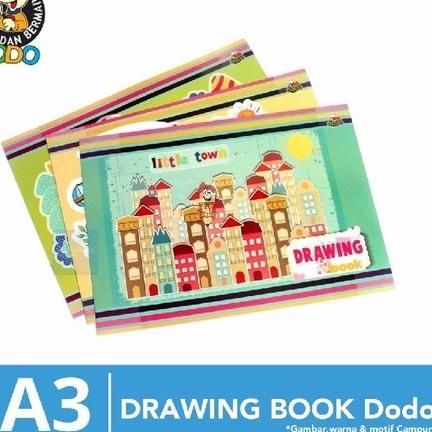 

T40 Buku Gambar Anak Kecil / Drawing Book A3 DODO By SiDU Murah SIAP KIRIM Ł