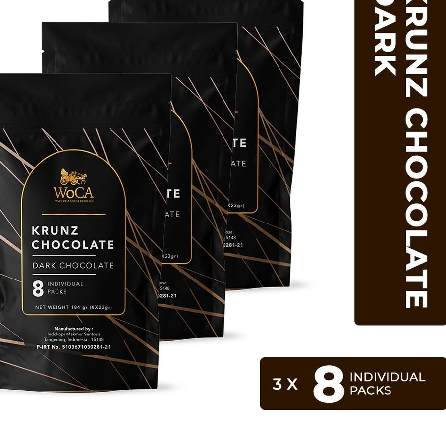 

▲ WoCA Krunz Chocolate Dark 3 x 8 individual packs ☄