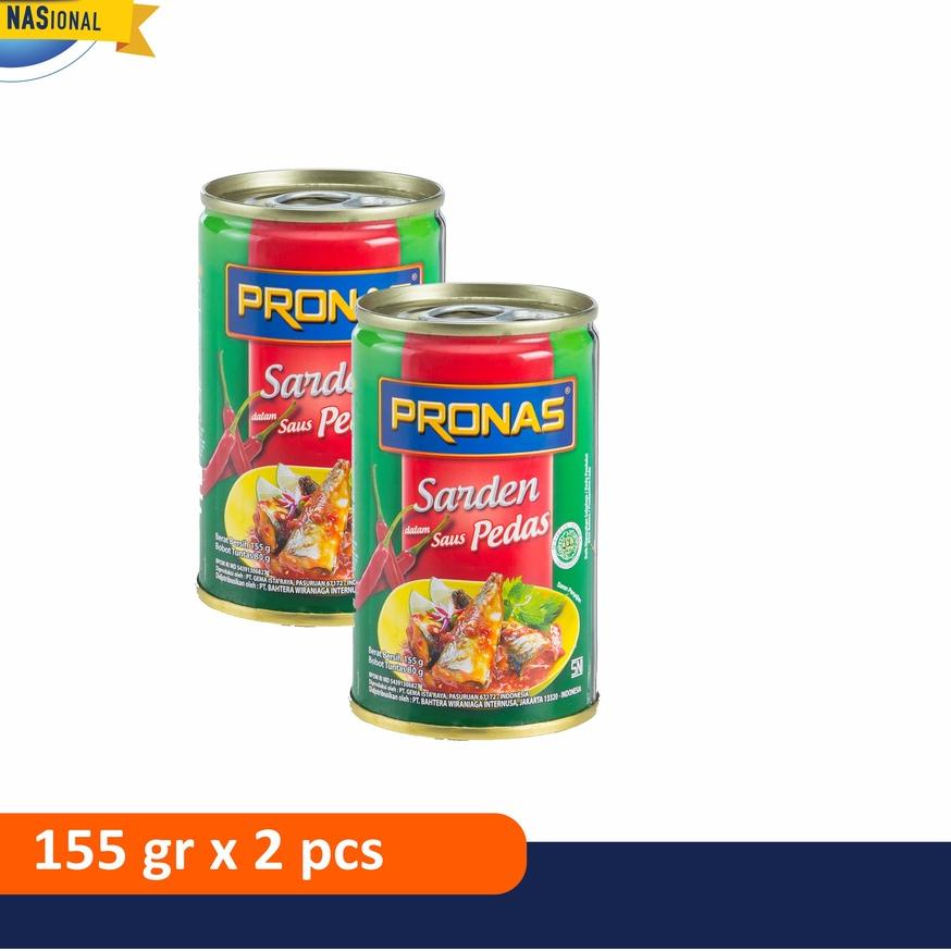 

DISKON BRANDS FESTIVAL PRONAS Sarden Chili 155 g Bundling 2 pcs 