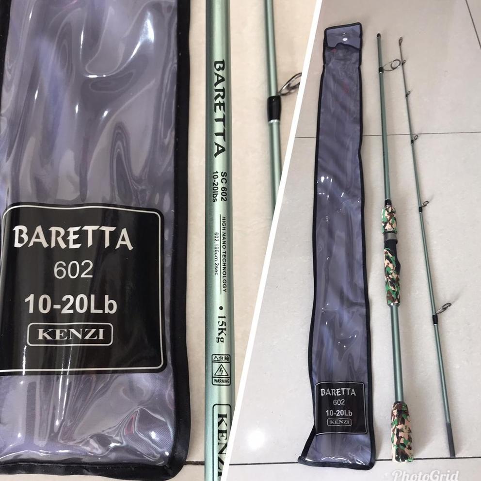 N28 Joran Carbon Hollow Power 10 kg / 15 kg Panjang 180cm Kenzi Baretta 7-15Lb / Baretta 10-20Lb SER