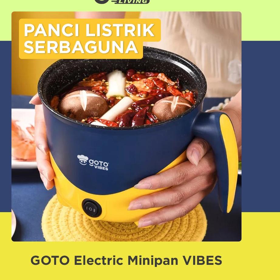 ۩ Goto Vibes Electric Pan Panci Listrik Elektrik Serbaguna Multifungsi ➩