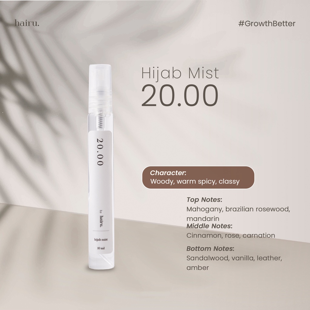 HAIRU HIJAB MIST by dr. Aghni Pewangi Parfum Hijab Pakaian Anti Bakteri
