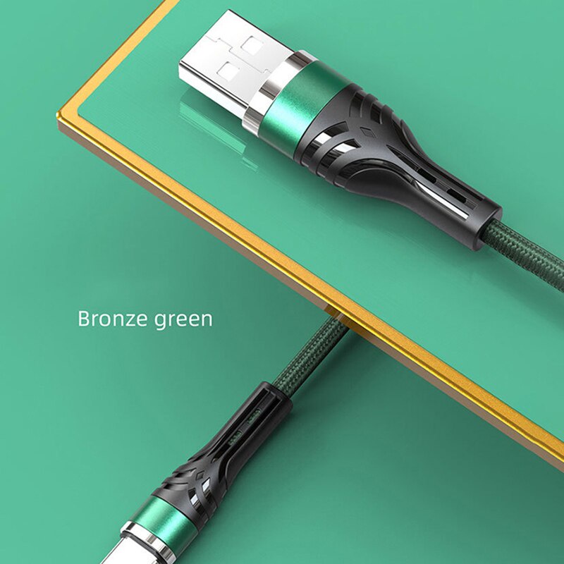 1m 5A Type-C Kabel Micro USB Fast Charging Charger Untuk Samsung Kabel Data Handphone Kabel Kawat Micro USB