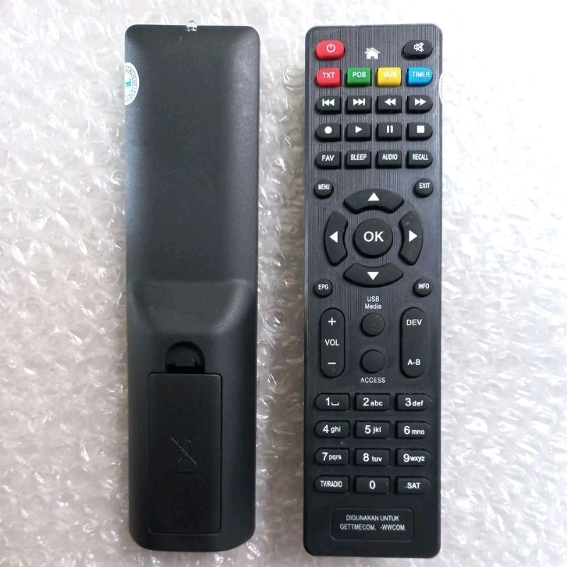 REMOTE REMOT RECIEVER  PARABOLA GETMECOM/GATMECOM HD/WCOM/009HD