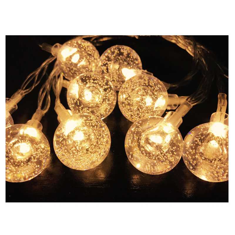 (BISA COD) FTIHSHP Goodland Lampu Hias String Lights Cherry Ball Fairy Warm White 5 Meter - LY20W