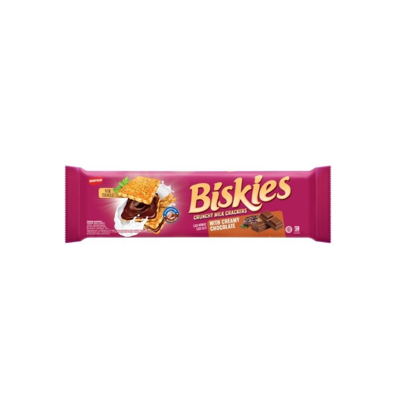 

Biskies Sandwich Crackers Biskuit Chocolate 96g