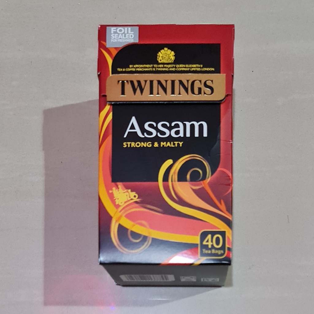 Teh Twinings Tea Assam Strong &amp; Malty 40 x 2.5 Gram