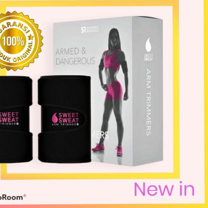 ➯ (sepasang)SWEET SWEAT ARM TRIMMERS Korset Pengecil Lengan ORIGINAL ☚