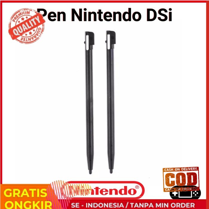 SG Pen Stylush Touchscreen Nintendo DS i DSi NDSi NDS i Hitam