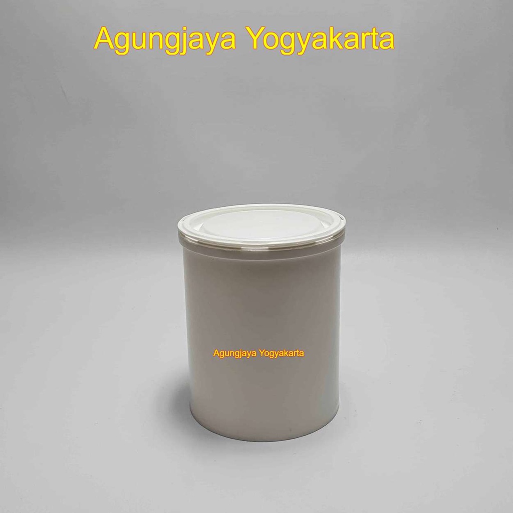 Pot Cat 1 Kg Putih Plastic / Pot Cat Hdpe / Ember Cat / Pot Cat 1 Kg