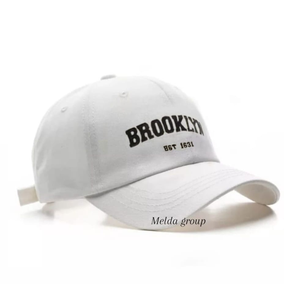 Promo sale Topi Unisex Cap Hat Soft Material Bordir Brooklyn/Topi pria wanita distro terbaru