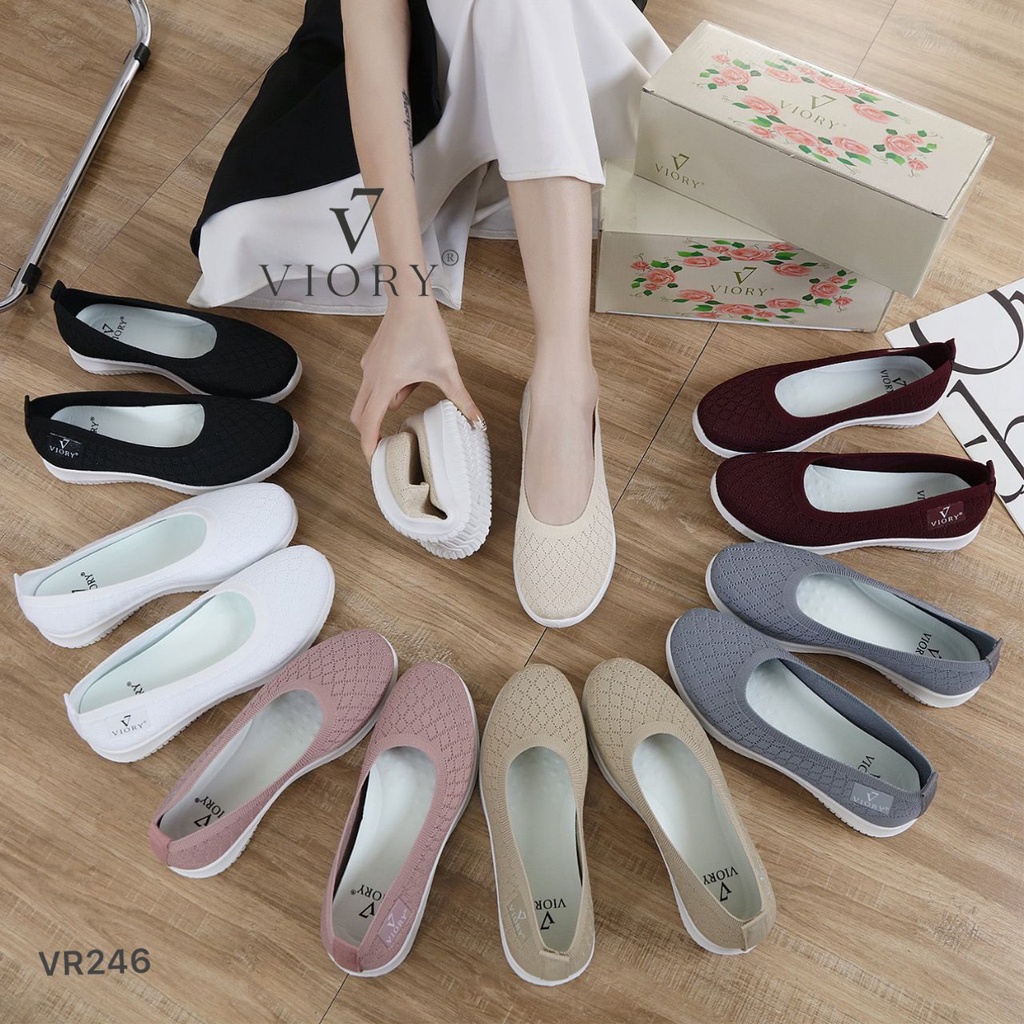 VIORY Sepatu Flat Shoes #VR246 ORIGINAL