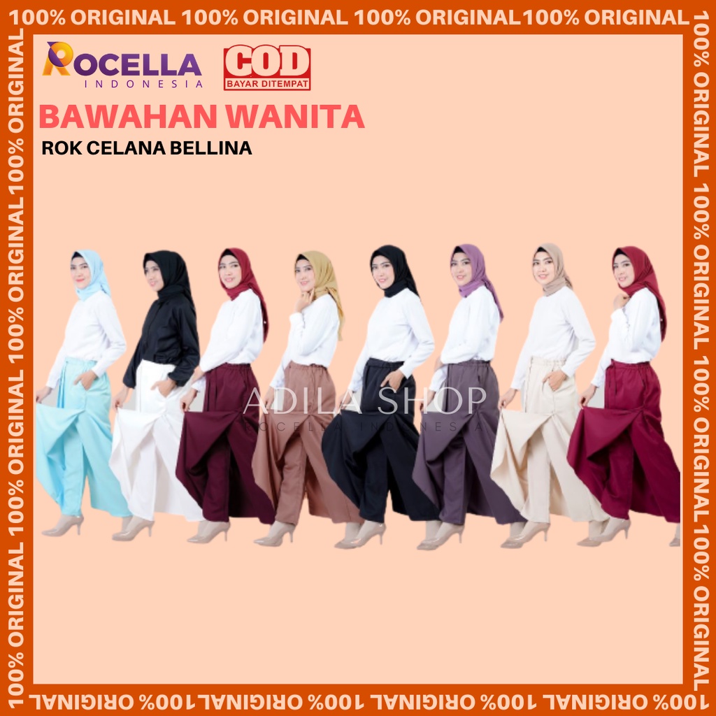 Rocella Rok Celana Bellina/Rok Celana Baloteli/Rok Celana Kerja/Rok Celana Rocella/Rok Celana Wanita