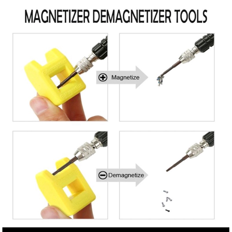 PEMBUAT PENGHILANG MAGNET OBENG MAGNETIZER